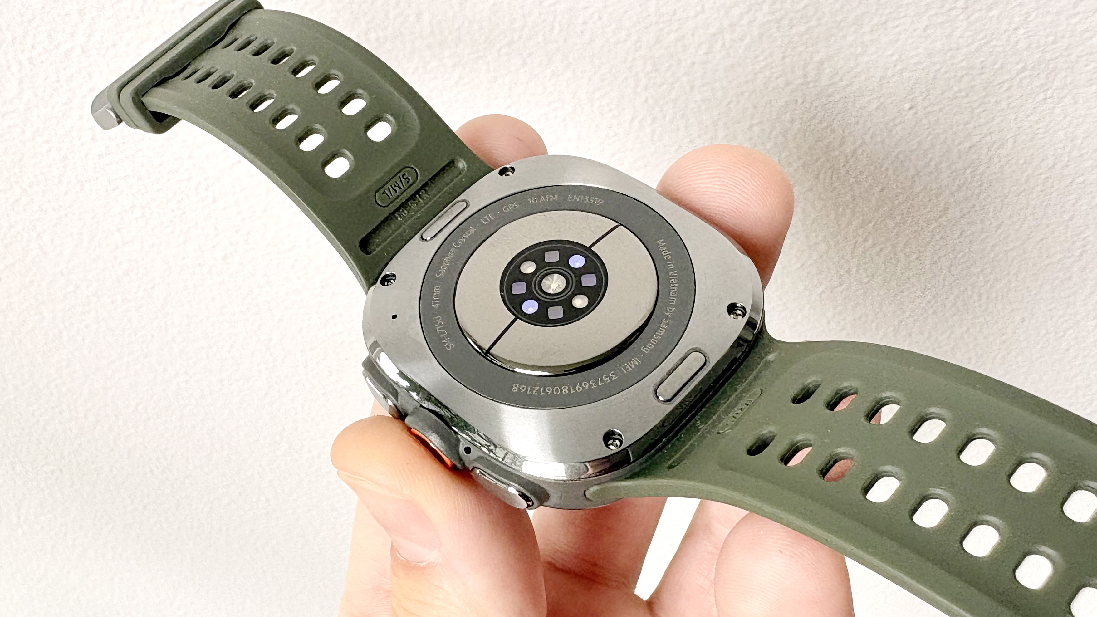 Close-up look at the Samsung Galaxy Watch Ultra 2 smartwatch