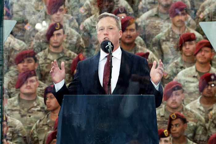 The Latest: Army Secretary Dan Driscoll is stepping down, White House says