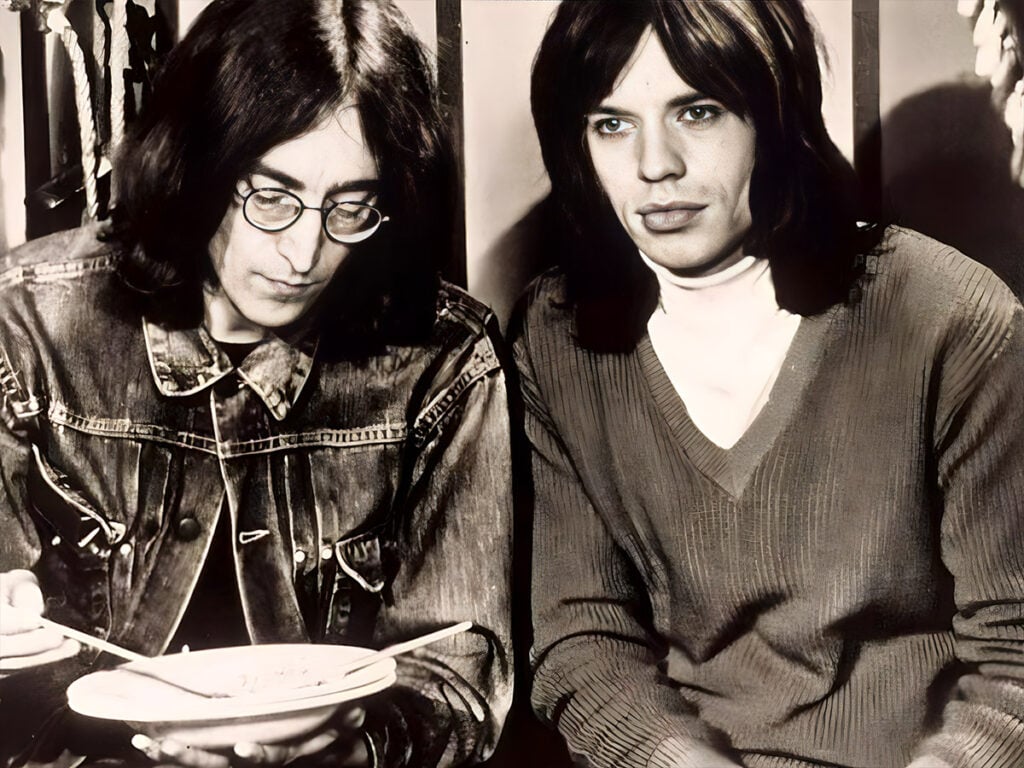 Mick Jagger - John Lennon -The Rolling Stones - The Beatles