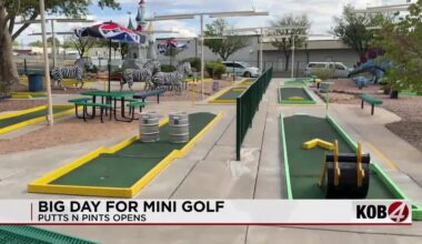 Mini golf fans celebrate as Putts N Pints launches at old Putt-Putt spot