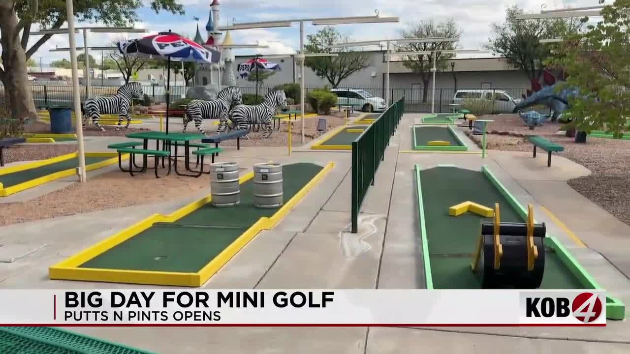 Mini golf fans celebrate as Putts N Pints launches at old Putt-Putt spot