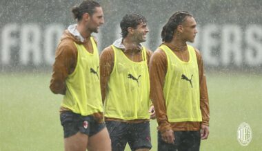 Moreira Rabiot Pulisic Milanello