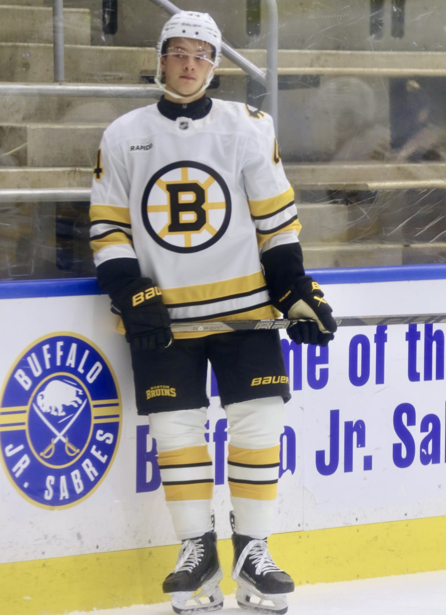 James Hagens, who has played five total games for the Bruins, scored six goals in two days in Buffalo. 
