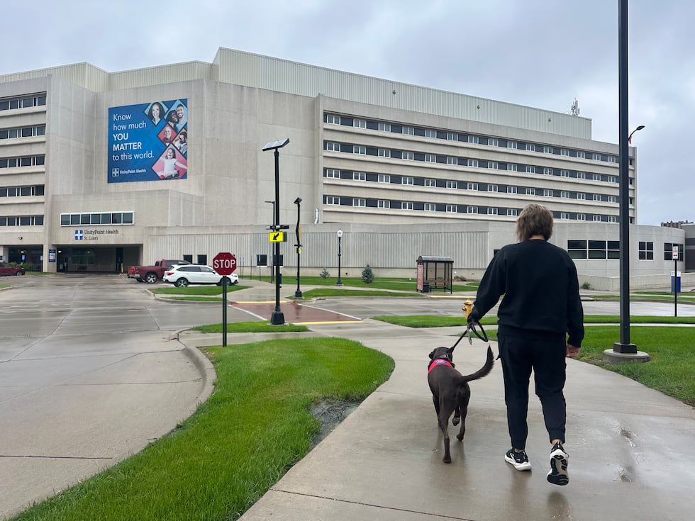 7-year-old Watson is a certified therapy dog. His owner, Kristen, saw the need for a morale...