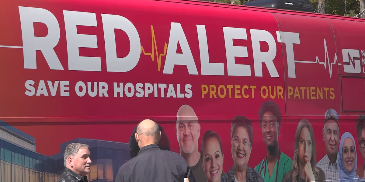 Nurses sound alarm on proposed healthcare cuts during Bangor bus tour stop