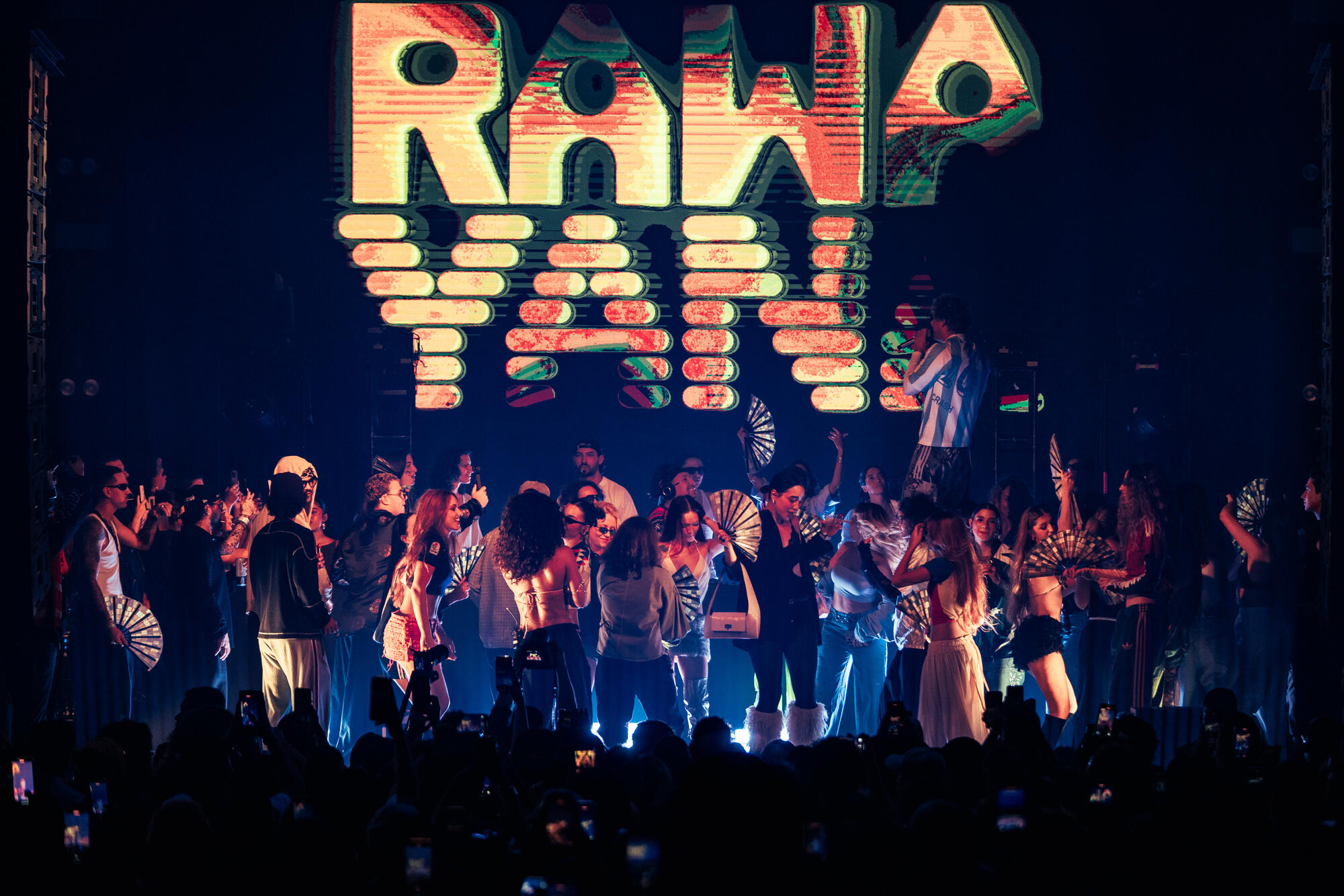 Beto Montenegro of Rawayana at Billboard En Vivo held at M2 Miami on October 21, 2025 in Miami Beach, Florida.