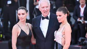 Rooney Mara, Werner Herzog and Kate Mara at the "Bucking Fastard" premiere at The 83rd Venice International Film Festival on September 03, 2026 in Venice, Italy.