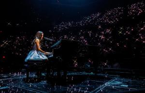 Olivia Rodrigo performs during The Unraveled Tour with the first of two sold-out shows at PeoplesBank Arena on Sept. 25, 2026 in Hartford, Connecticut.