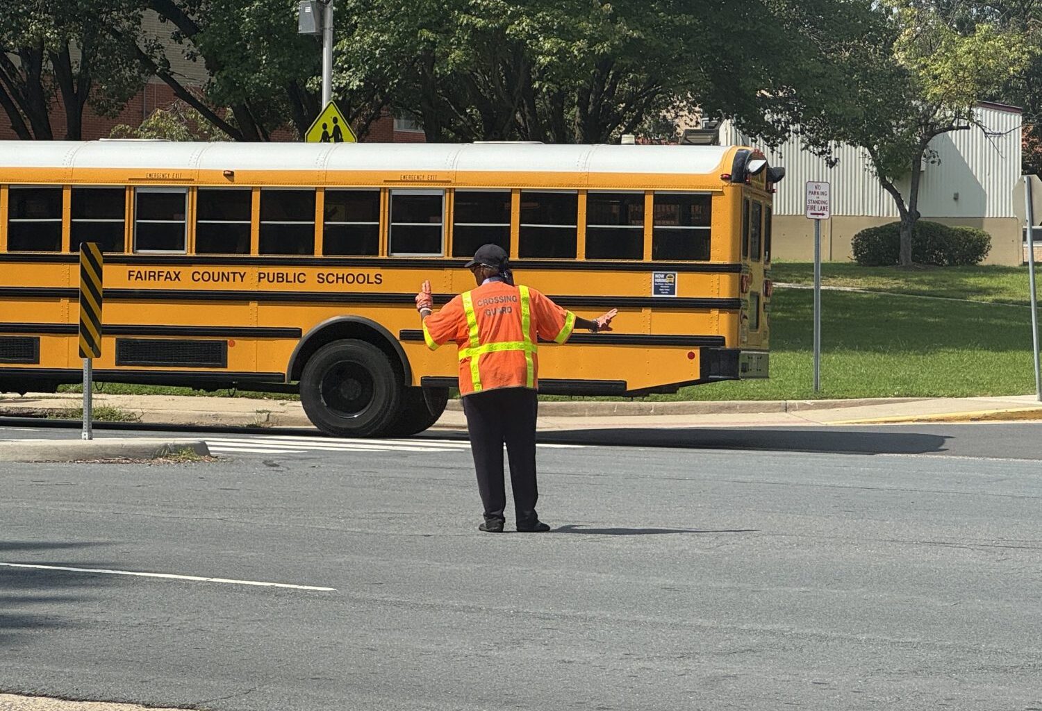 Crossing guards back at some Fairfax County high schools hours after car hits student walking to school – WTOP News