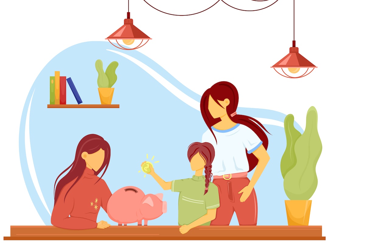 Talk to your children about money. Even if you’re stressed