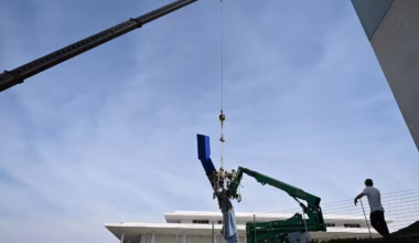Kennedy Center’s dismantled ‘Blue’ sculpture purchased by David Rubenstein