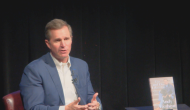 Gov. Andy Beshear brings book tour to Capitol Theatre