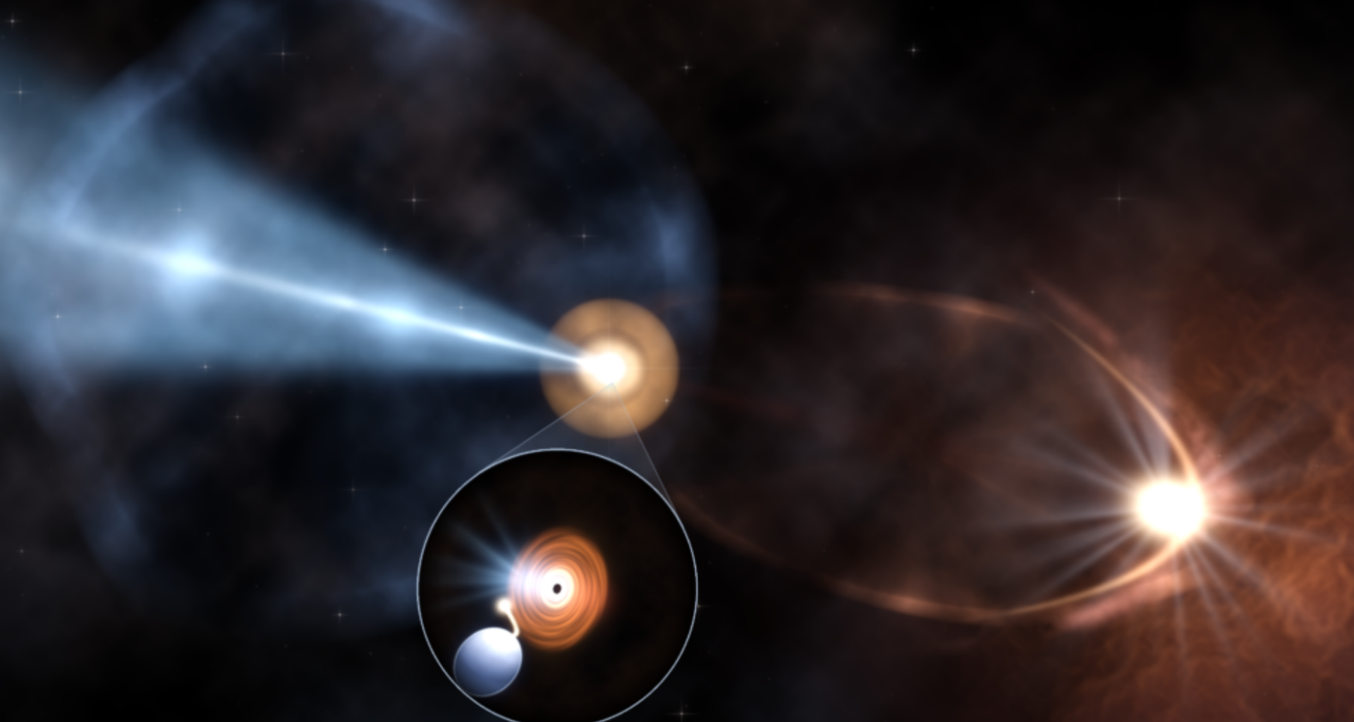 Astronomers discover the 1st black hole powered 'microquasar' in the Milky Way