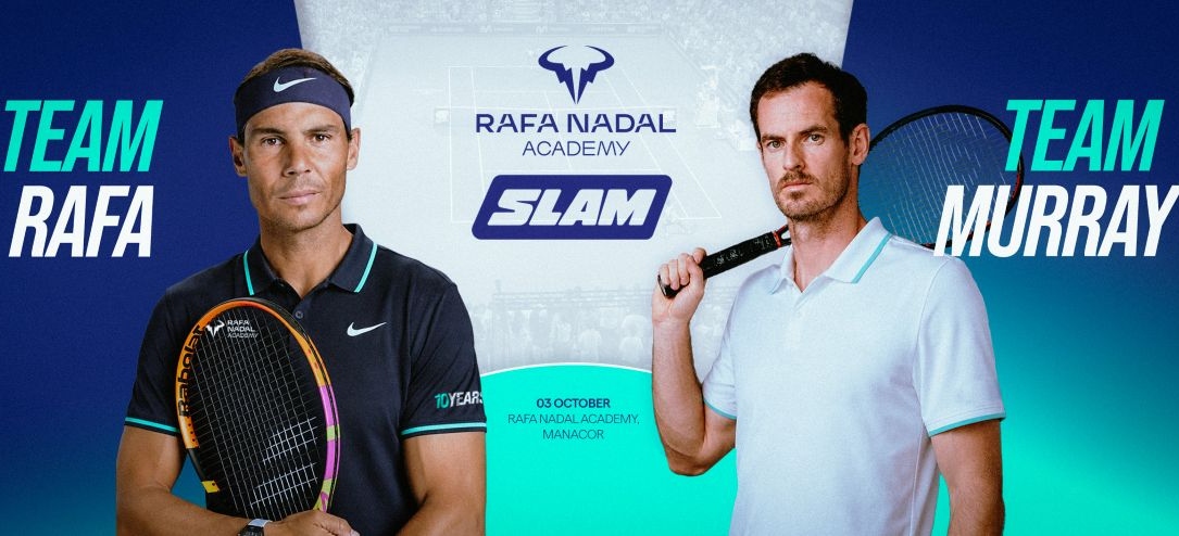 Andy Murray Joins Rafa Nadal Academy Slam