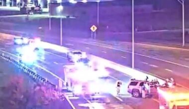 One hospitalized in crash near Waterloo