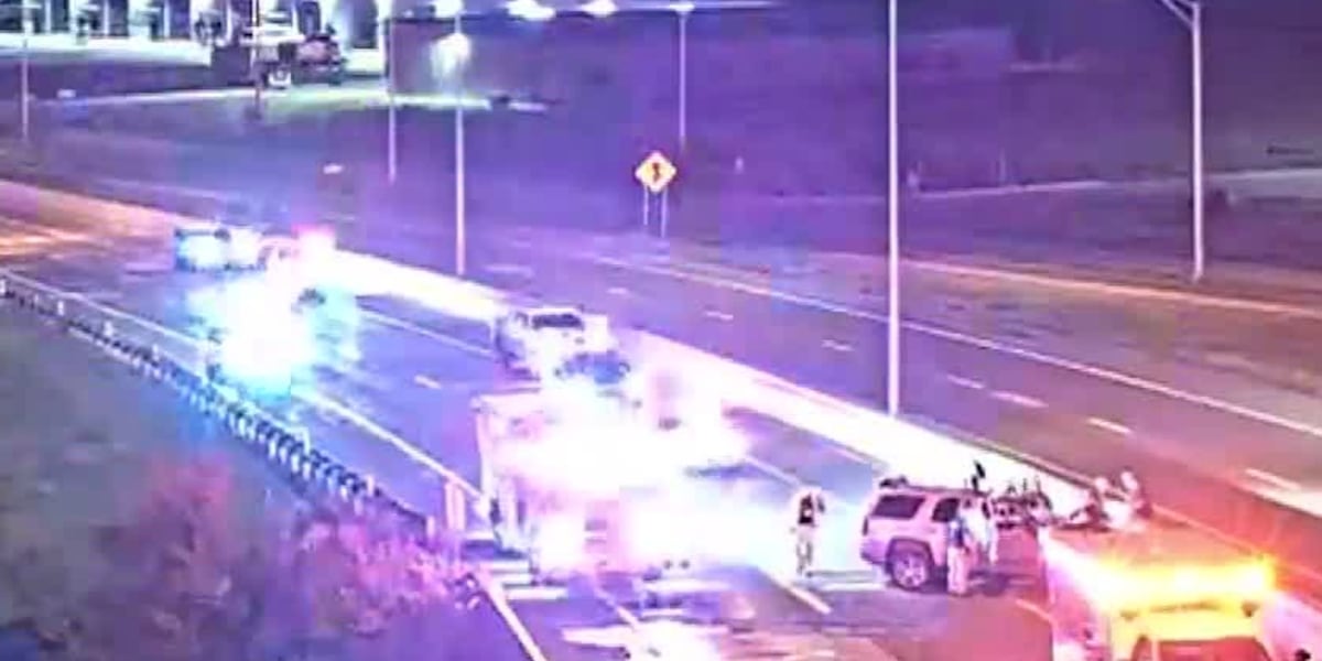 One hospitalized in crash near Waterloo