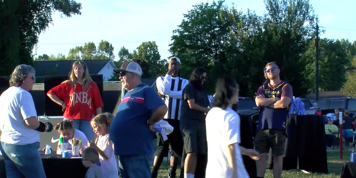 Drive-in watch party for Fever-Aces game features Caitlin Clark swag