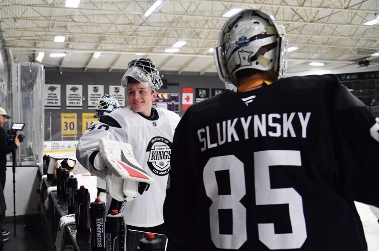 With Rookie Faceoff ahead, Carter George & Hampton Slukynsky are gearing up for what's to come