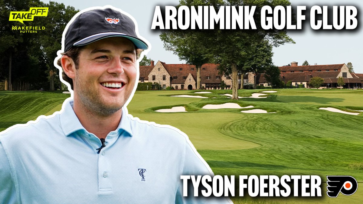Flyers’ Tyson Foerster golfs at Aronimink Golf Club ahead of the NHL season – NBC Sports Philadelphia