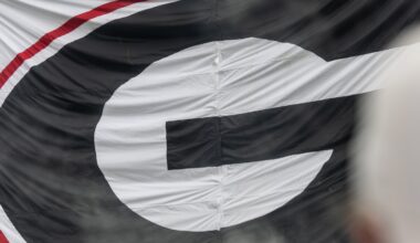 How many points did Georgia football score with recruits at the White Out?