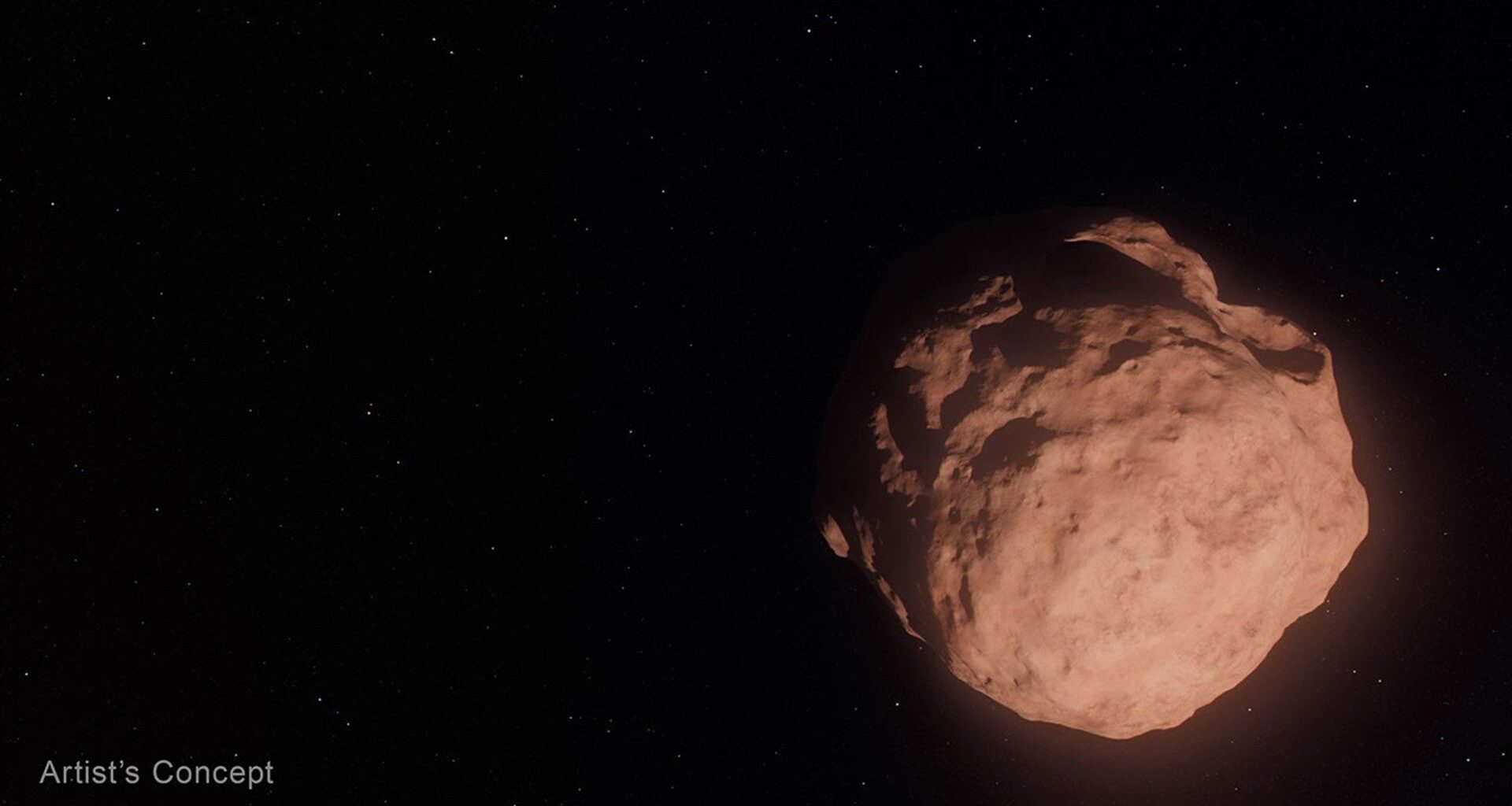 This artist’s concept depicts a Trans-Neptunian Object, a small, faint, icy body orbiting the Sun beyond the orbit of Neptune. Credit: NASA, ESA, Leah Hustak (STScI)