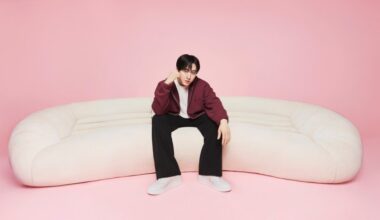 The ad campaign for the Changbin x Autry capsule collection.