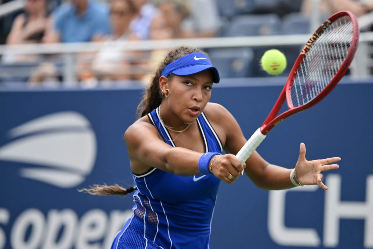 Thea Frodin, who played Serena Williams in ‘King Richard’, plays herself at the U.S. Open
