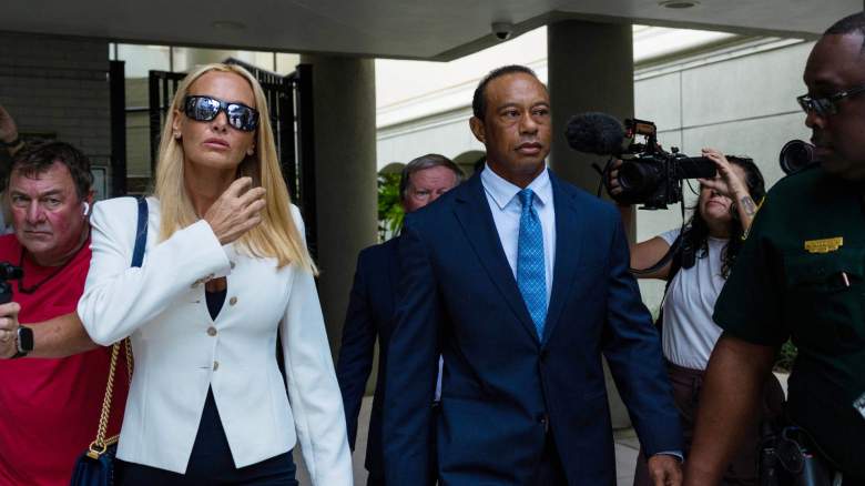 Tiger Woods leaves the Martin County Courthouse on September 2, 2026 in Stuart, Florida. Tiger Woods is expected to change his plea in the case over a DUI crash that occurred on March 27, 2026