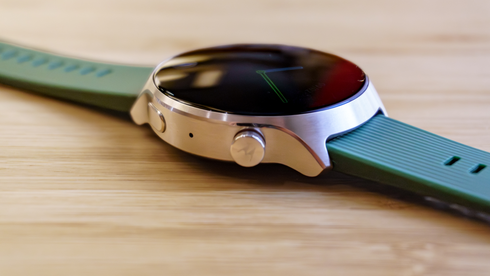 Close-up of the new Moto Watch Ultra LTE smartwatch at IFA 2026 in Berin