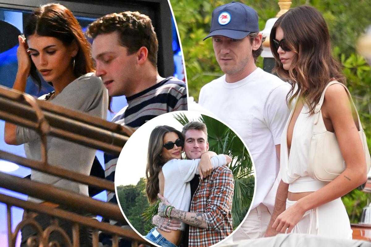 Kaia Gerber's friends help her search for missing cat after brother Presley's death