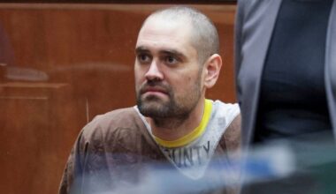 Nick Reiner appears during his arraignment in Los Angeles County Superior Court in Los Angeles, California, on February 23, 2026. The son of US movie director Rob Reiner pleaded not guilty to the fatal stabbing of both of his parents when he appeared in a Los Angeles court on Monday. (Photo by CHRIS TORRES / POOL / AFP via Getty Images)