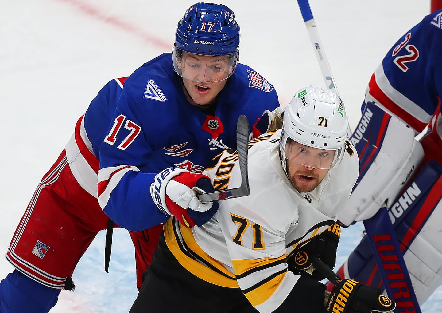 Will Borgen (left) will help the Bruins manage their minutes on the penalty kill this season.