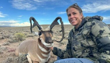 Wyoming Hunter Bags Antelope Buck With Supersized Double Set Of Horns