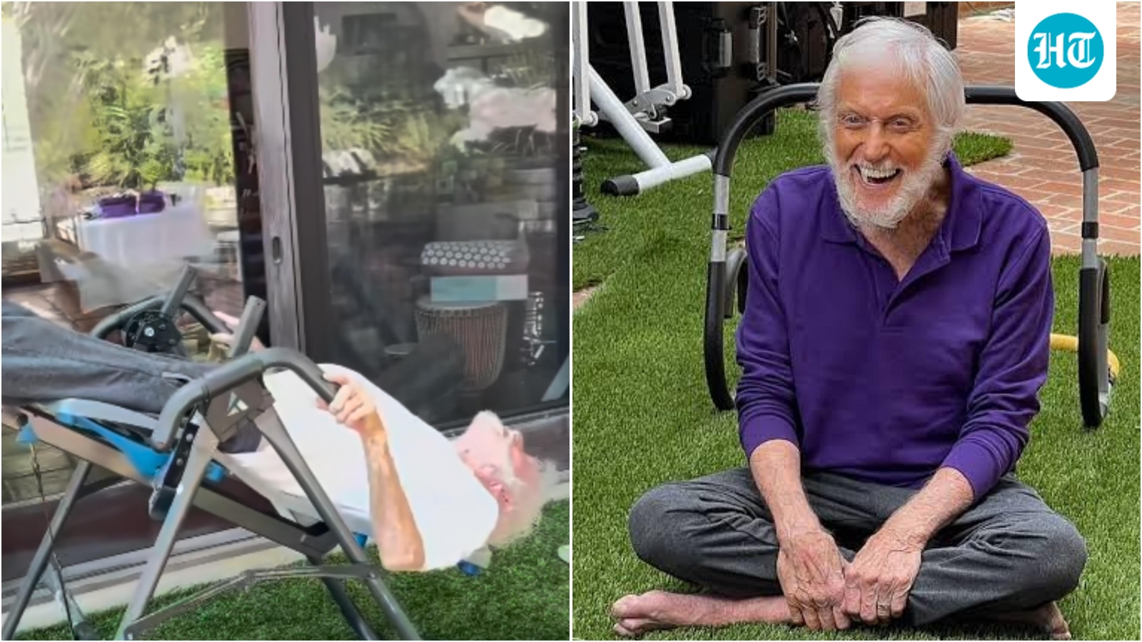 100-year-old Dick Van Dyke’s unusual workout on inversion table leaves fans stunned: ‘We have absolutely no excuse’