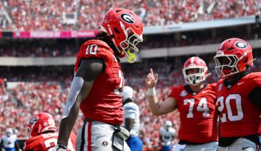 AP Poll Top 25 rankings for Week 2: Georgia jumps up to No. 2 after big win