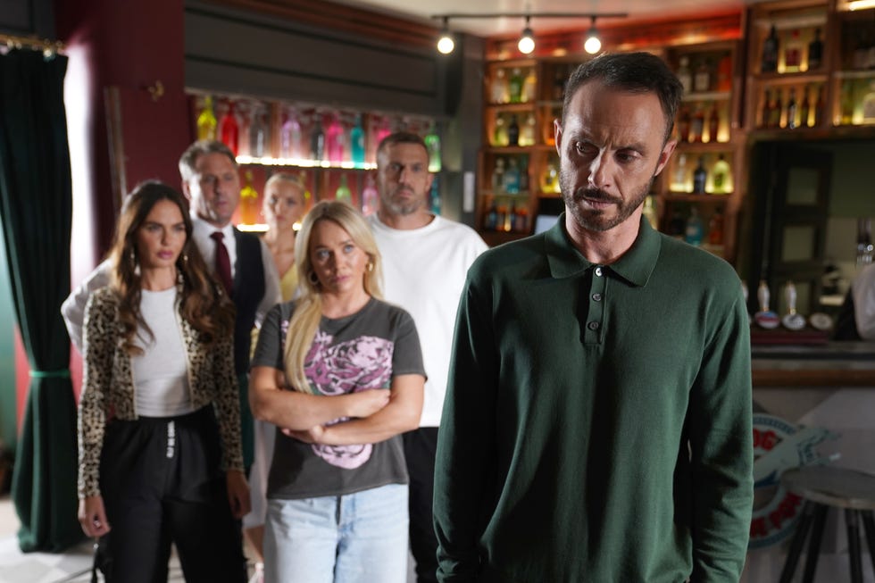 Warren Fox, Tony Hutchinson, Leela Lomax, Warren Fox and James Nightingale in Hollyoaks warren fox, tony hutchinson, leela lomax, warren fox and james nightingale in hollyoaks