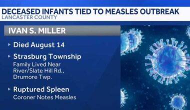 Lancaster County coroner identifies two infants in Lancaster County measles-associated deaths
