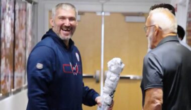 ‘Sup, brother’: Alex Ovechkin returns to Capitals practice facility, greets teammates and staff ahead of 22nd NHL season