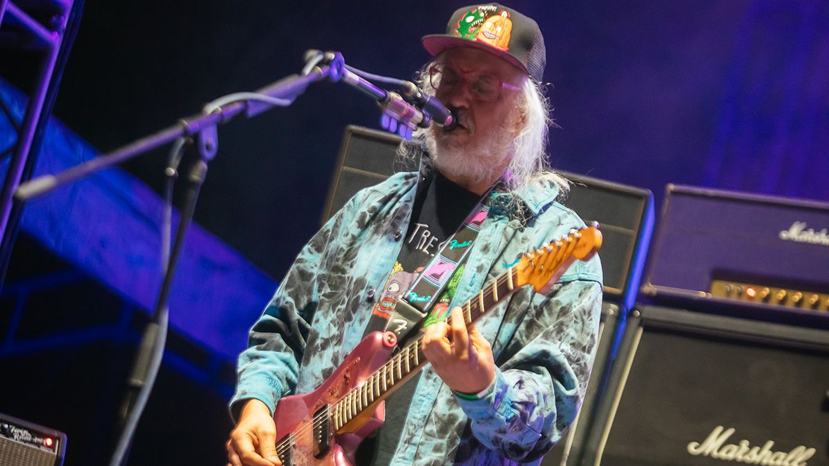 MEXICO CITY, MEXICO - NOVEMBER 2: J Mascis of Dinosaur Jr band, performs during the second day of 'Festival Hipnosis 2025' at Fray Nana stadium on November 2, 2025 in Mexico City, Mexico. (Photo by Medios y Media/Getty Images)