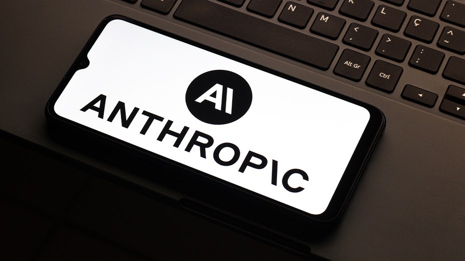 In this photo illustration from Aug. 27 2026, the Anthropic AI logo is seen displayed on a smartphone screen.