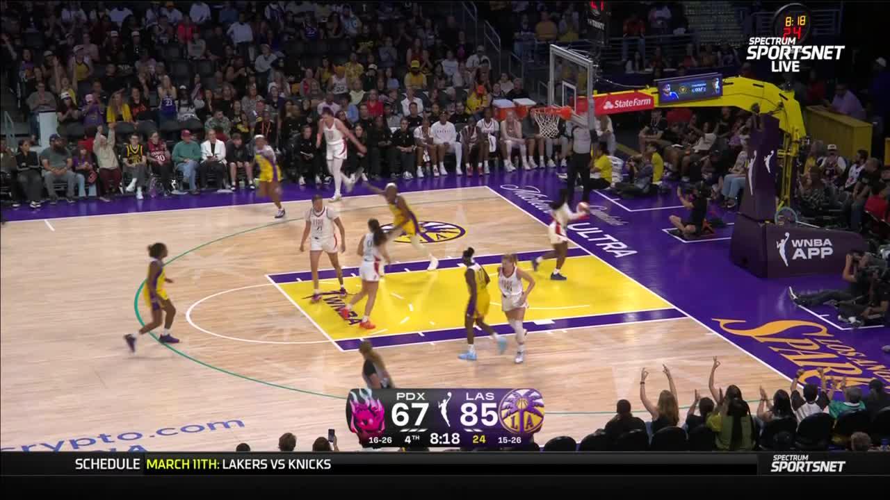 Ogwumike becomes 4th player in WNBA history with 8,000 points as the Sparks beat the Fire 105-84