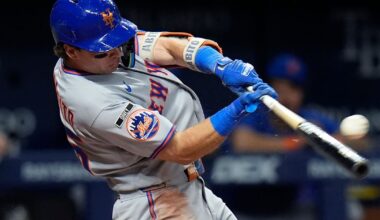 Nick Morabito sparks Mets with 3-run double for first hit, makes dazzling catch in 10-4 win vs. Rays :: WRAL.com