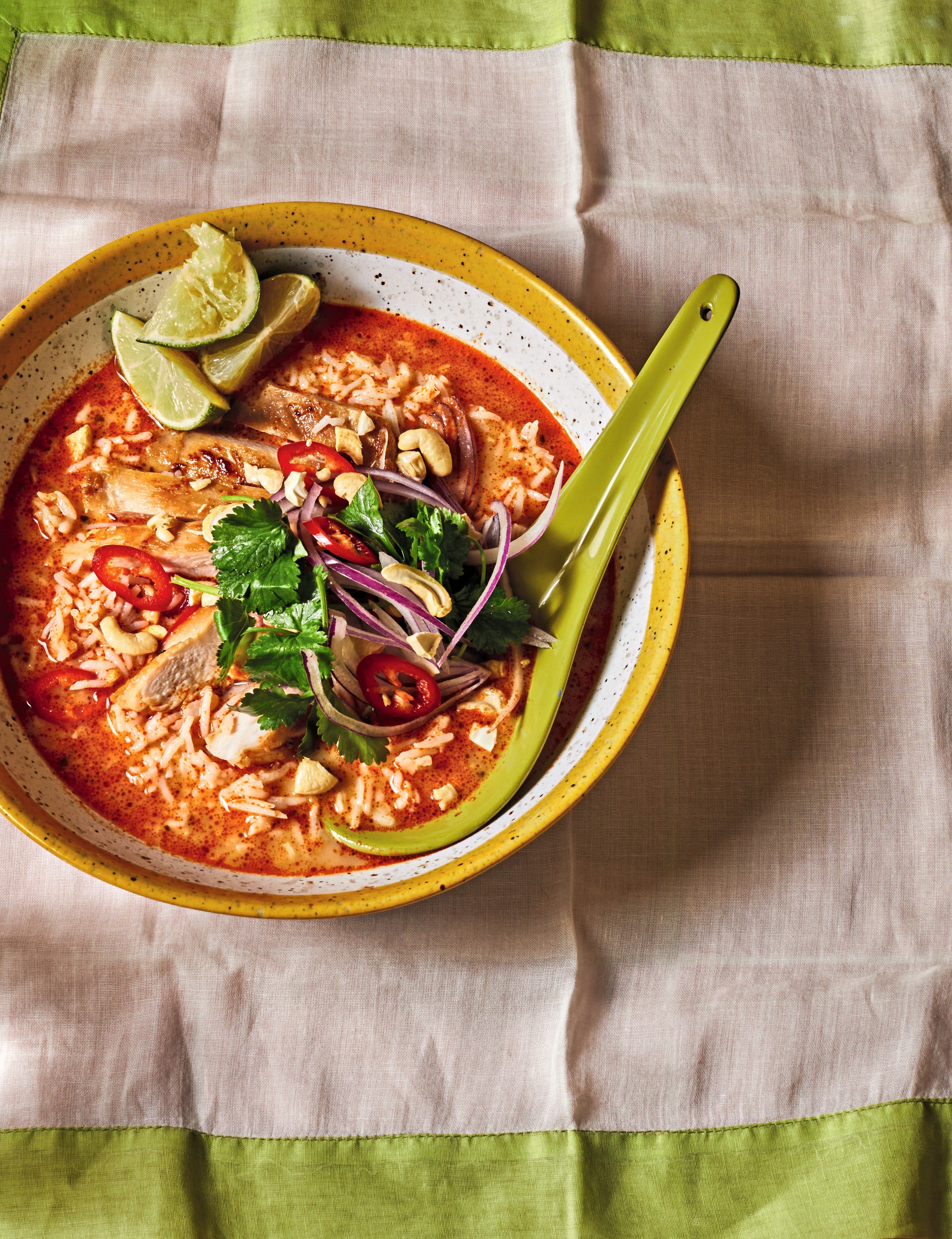 A fragrant, 30-minute chicken and rice bowl with plenty of protein and comfort