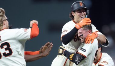 Shay Whitcomb chops a single in 11th for 1st career game-ending RBI as Giants beat Cardinals 5-4