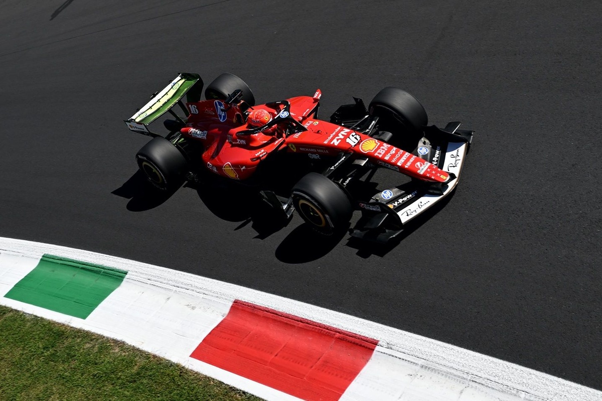 F1 Italian GP: Leclerc heads Ferrari 1-2 in opening practice