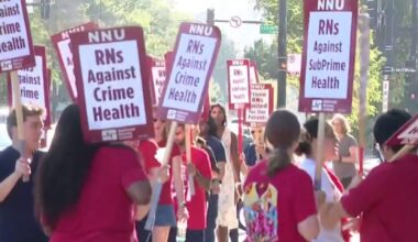 Chicago-area nurses walk out as staffing, maternity care changes fuel concerns