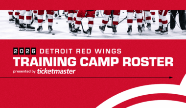 Red Wings release 2026 training camp roster and schedule