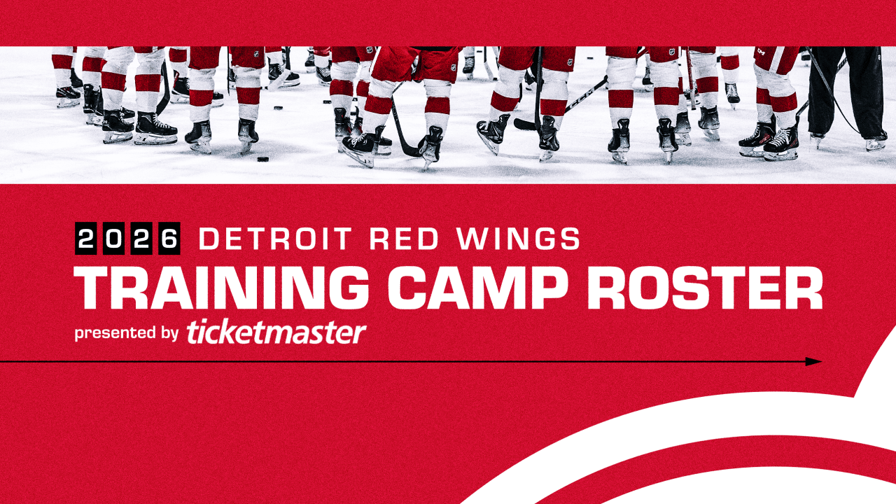 Red Wings release 2026 training camp roster and schedule