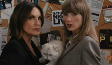 Taylor Swift — and her cat — make surprise cameo at Emmys 2026