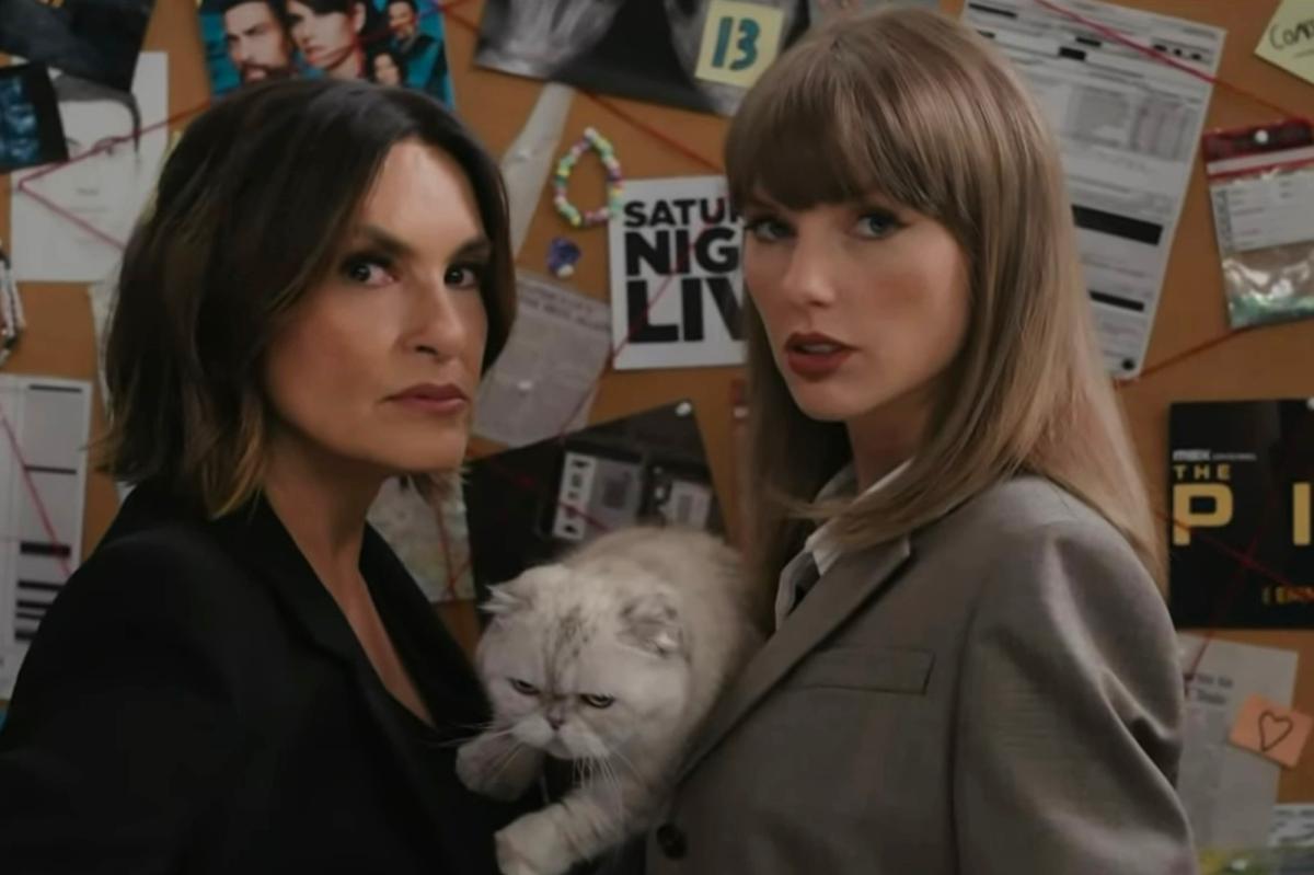 Taylor Swift — and her cat — make surprise cameo at Emmys 2026